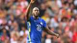 Romelu Lukau celebrates goal for Chelsea vs Arsenal