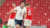 Harry Maguire scores for England against Poland