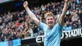 Kevin de Bruyne celebrates