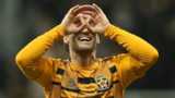 Cambridge United's Wes Hoolahan celebrates victory over Newcastle