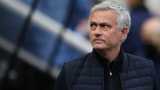 Tottenham manager Jose Mourinho looks on