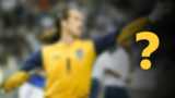A blurred image of a footballer (for 1 December daily World Cup quiz)
