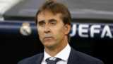 Julen Lopetegui while coach of Real Madrid