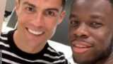 Cristiano Ronaldo and Stephy Mavididi
