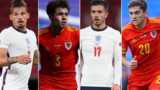 A split picture of Kalvin Phillips, Neco Williams, Jack Grealish and Daniel James