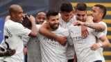Manchester City celebrate