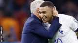 Didier Deschamps and Kylian Mbappe