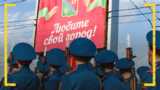 Photo montrant les célébrations de la fête de l'indépendance à Tiraspol