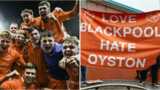 Blackpool youth team and protests