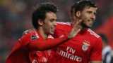 Joao Felix and Ruben Dias celebrate a goal