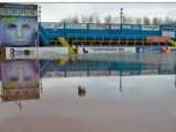 Carlisle United under water
