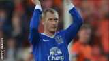 Everton full-back Tony Hibbert