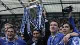 Jose Mourinho lifts trophy