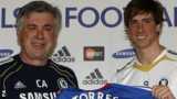Carlo Ancelotti and Fernando Torres