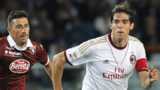 Kaka playing for AC Milan against Torino
