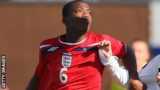 A 13-year-old Nathaniel Chalobah playing for England Under-16s
