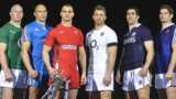 The Six Nations captains pose together at the launch of this year's Championship