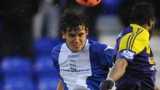 Will Packwood, in action for Blues in the FA Cup against Swansea City
