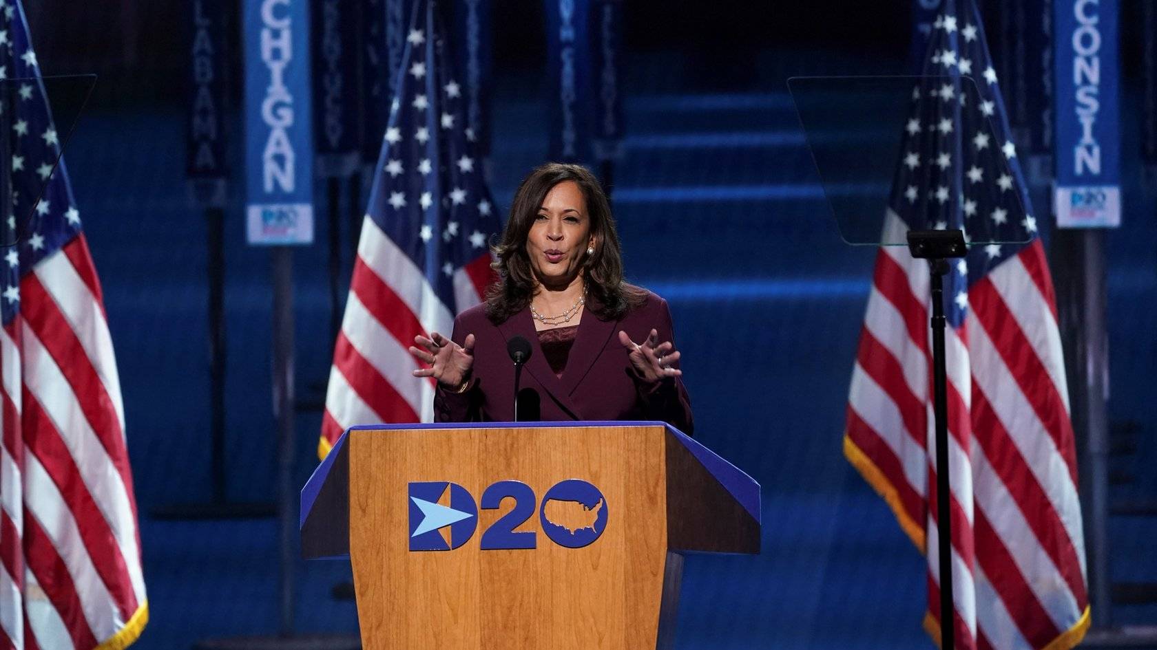 As-it-happened: Kamala Harris Attacks Trump 'failure Of Leadership ...