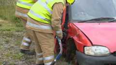 Girl, 7, and woman airlifted to hospital after two-car crash on A90 - Daily  Record