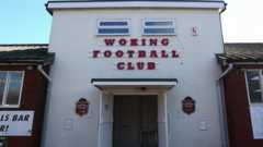 Woking v Oxford FA Cup tie off after heavy rain
