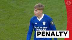Bagan sent off for handball but Leeds miss penalty