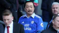 Cardiff fans protest against club owner Tan