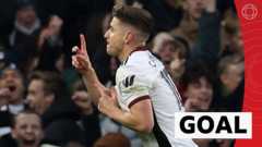 Cairney's 'fabulous' strike draws Fulham level