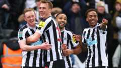 Newcastle beat Southampton to reach EFL Cup final