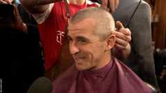 Bristol Rovers shave heads in support of Anderton