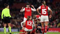 Arsenal qualification marred by Miedema injury