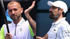 Evans beats fuming Chardy in quick Melbourne win