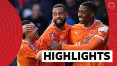 Blackpool stun Forest in FA Cup with 4-1 win