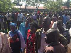 Kituo hicho watu wamejitokeza kwa wingi