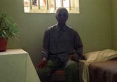 Mugabe suffers from eye condition 2 A picture taken on February 10, 1995 shows former South African President Nelson Mandela visiting his former cell in notorious Robben Island prison.