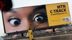 MTN billboard in Lagos, Nigeria