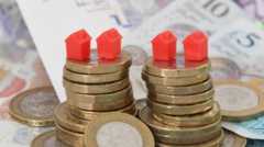 Cash and monopoly pieces