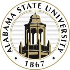 The logo of Alabama State University