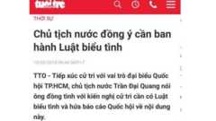 Tuổi Trẻ Online đã bị đình bản ba tháng từ hôm 16/7