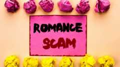 Romance scam illustration