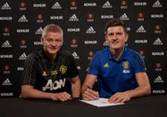 Ole Gunnar Solskjaer and Harry Maguire
