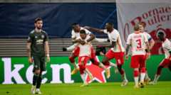Bruno Fernandes looks dejected