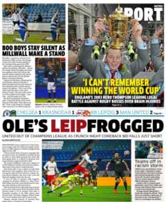 Metro back page
