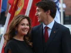 Trudeau and wife