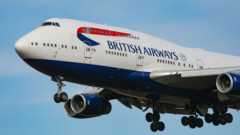 British Airways flight