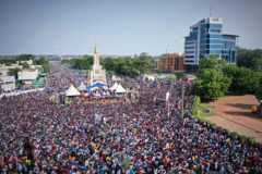 Protesters at Independence square