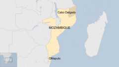 A map of Mozambique