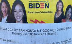 Tờ rơi cờ vàng ở Oakland