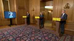 PM, Chris Whitty and Patrick Vallance on Friday