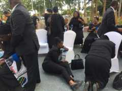 Mourners at Magufuli's state funeral